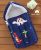 Babyhug Sleeping Bag Dino Print – Navy Blue