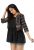 Generic Pure Cotton Tunic Top with Jacket (Black)