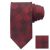 Panjatan Maroon Plaid Microfiber Necktie for Men (Width: 3 inch)